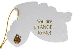 You are Angel To Me Gift Tag With Angel Pin