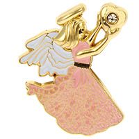 Forever Love Guardian Angel Pin - Angel Brooch Pin