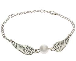 Silver Angel Wings Bracelet or Anklet