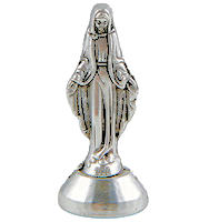  Lady of Grace Auto Dashboard Statue Pewter