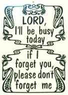 Lord I'll be busy today Parking Sign