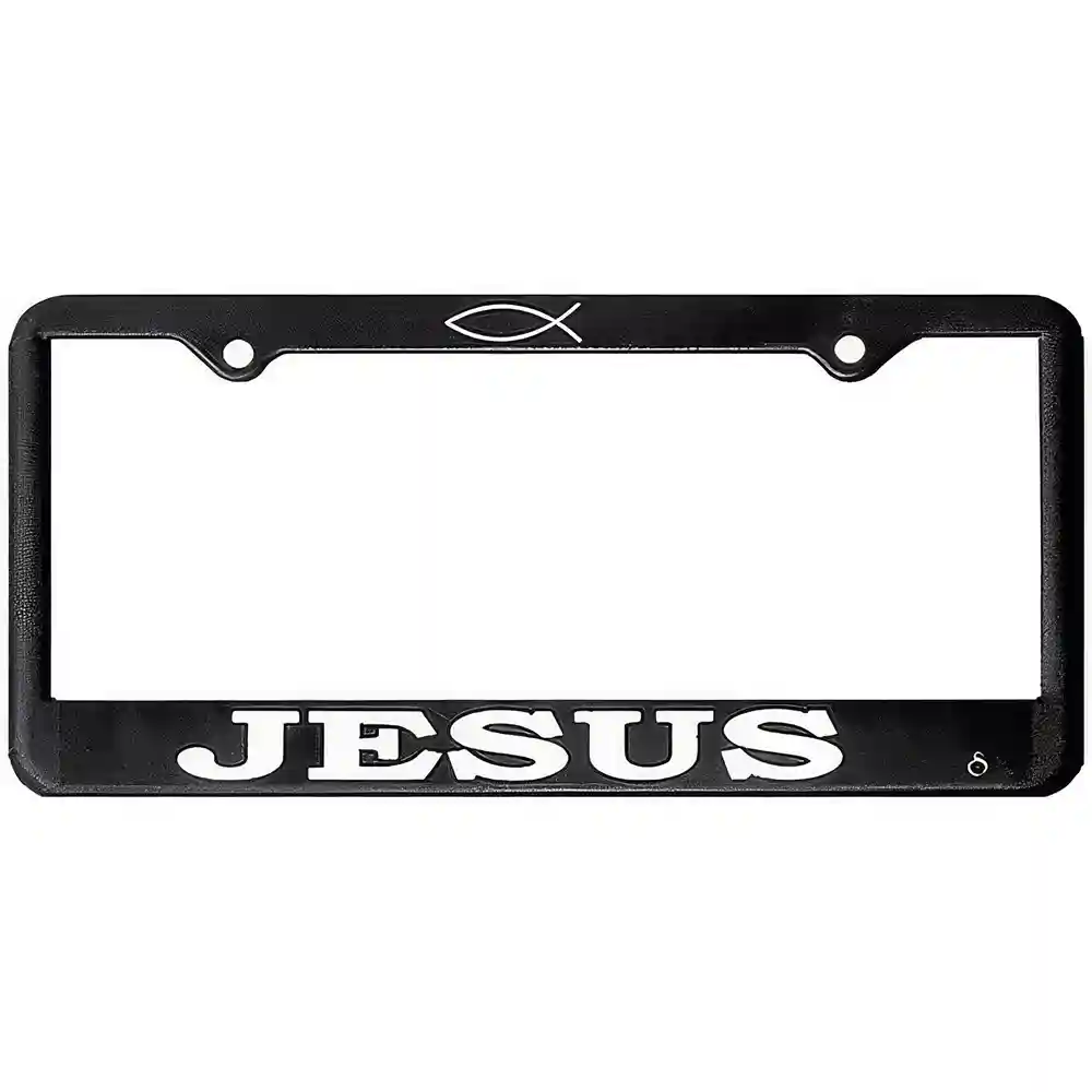 Jesus Auto License Plate Frame