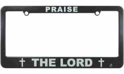 Praise the Lord License Plate Frame