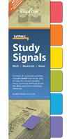 Bible Study Signals Tabs, Bold Colors Set of 24