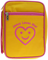Jesus Loves Me Yellow Bible Cover