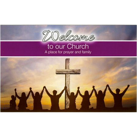 Welcome to our Church Visitor Card (Pkg of 100)