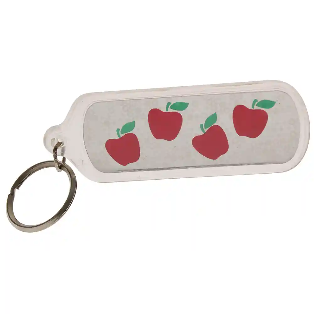 Teacher Key chain Ring With Apples
