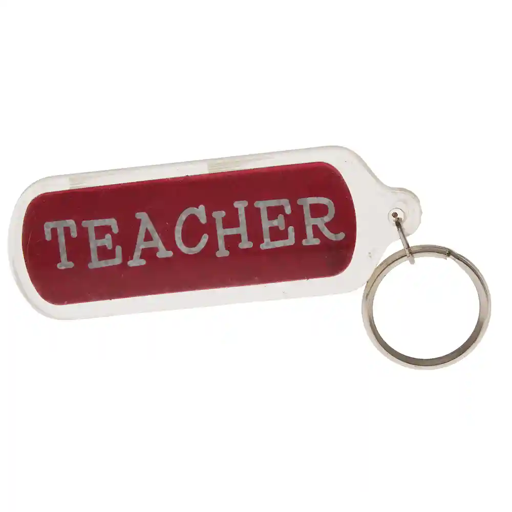 Teacher Keychain Key Ring