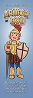 Armor of God Bookmarks, Children's Christian Bookmarks (Pkg of 25)