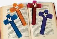 Cross Shaped Ruler Bookmark Plastic