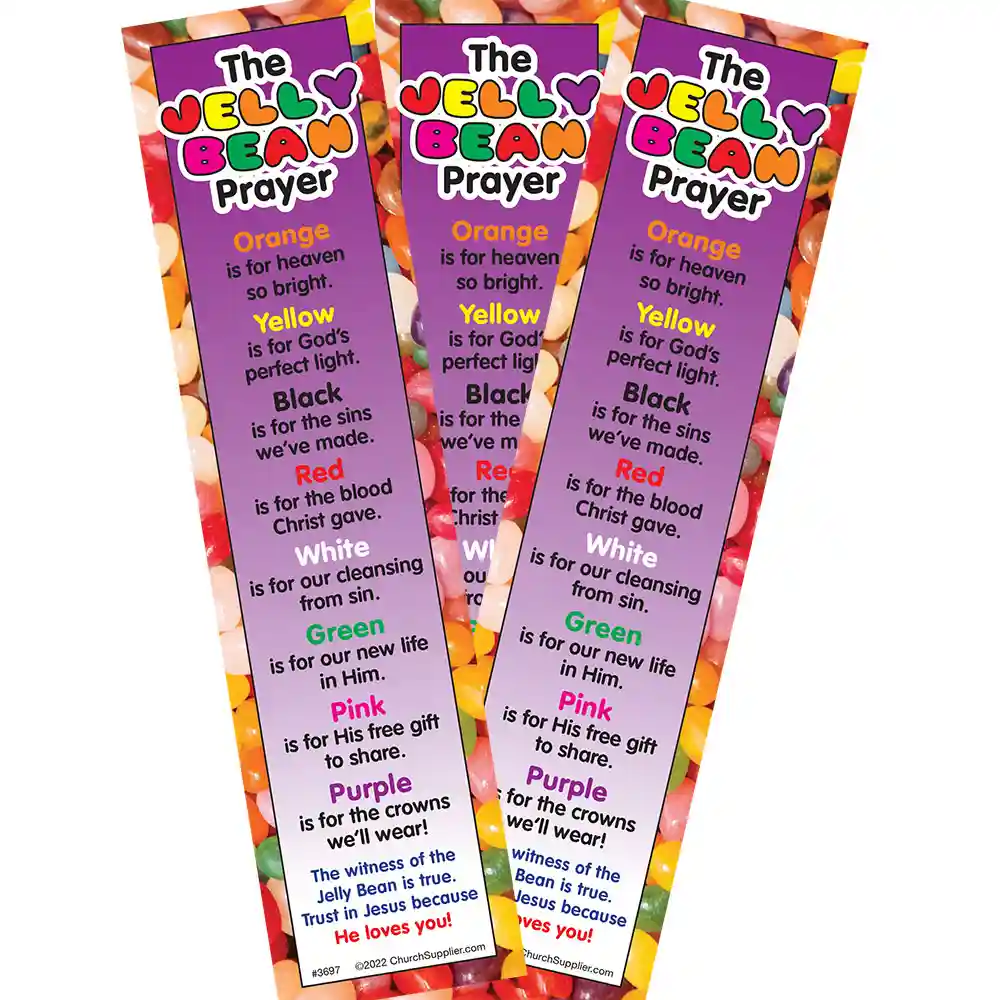 The Jelly Bean Prayer Christian Bookmark