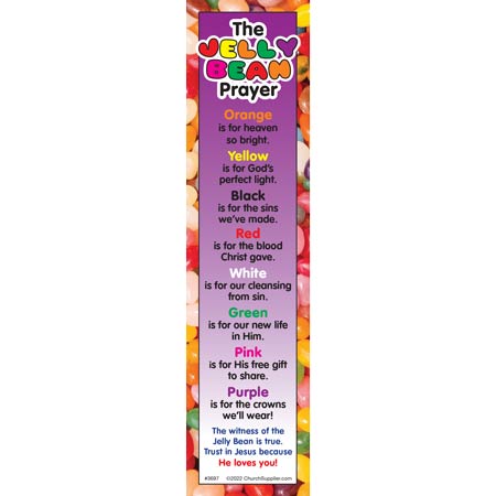 Jelly Beans Prayer Easter Bookmark ( Pkg of 25)