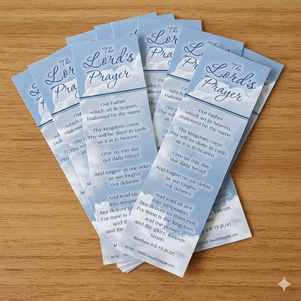 Lords Prayer Matthew 6:9-13 Bookmarks