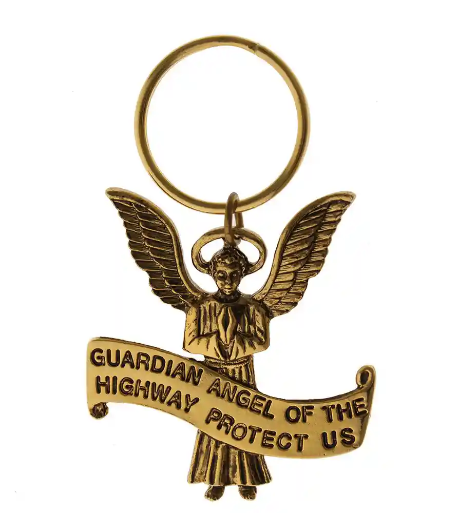 Guardian Angel of Highway Keychain Male angel 