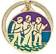 Walk to Emmaus Key Chain