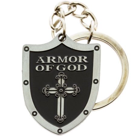 Details about   Firefighters Red Line Put On The Whole Armor of God Faux Leather Key Ring 