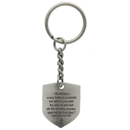 Shield and Sword Key Ring Armor of God Shield of Faith 