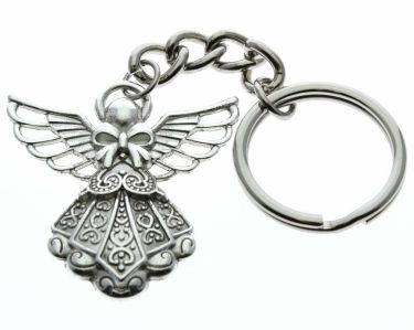 Love Angel Wings Dog Keychain