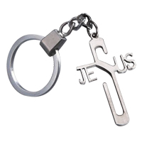 Jesus Cross Keychain