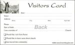 Churches Visitor and Prayer Dual Sided Card