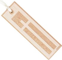 Believe Cross Wooden Bookmark