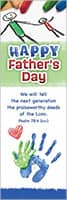Happy Father's Day Bookmark - Pkg of 25 - Psalm 78:4