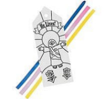 'He Lives' Color It Yourself Bookmarks Kit (Pkg of 12)