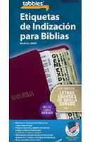 Etiquetas de Indizacin para Biblias, Letras Grande 