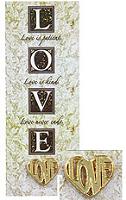 Love Bookmark and Love Heart Pin Set