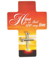 Nail Cross on Easter Cross Bookmarks Pack of 4