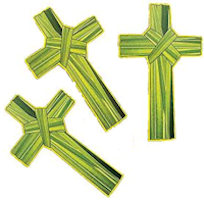 Palm Cross Shaped Bookmark (Pkg of 24)