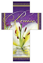 Praise Easter Cross Bookmark (Pkg of 25)