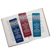 Fathers Day Bible Verse Bookmarks 