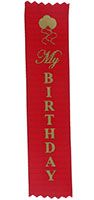 My Birthday Adhesive Backed Personal Ribbons (Pkg of 20)