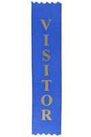 Visitor Adhesive Backed Personal Ribbon (Pkg of 20)