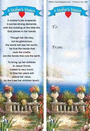 Mother�s Mission Bookmark