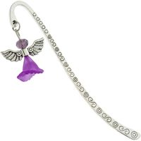 Angel Metal Crook Bookmarks - Glass Beads