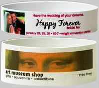 4 Color Photo Rubber Bracelets