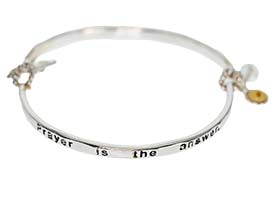 Prayer Is The Answer Mustard Seed Bracelet