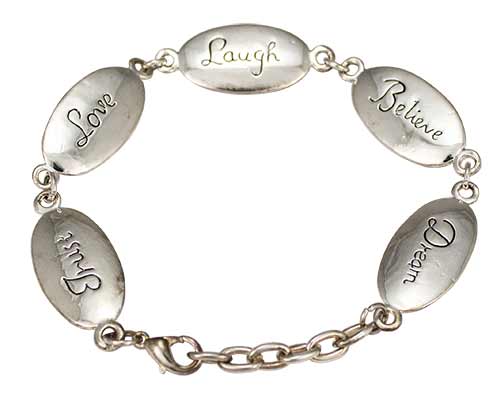 Bracelet - Trust Love Laugh Believe Dream