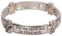 Scripture Bracelet: Glory of the Lord, Silver