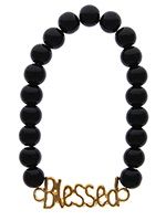 Blessed Beaded Stretch Bracelet