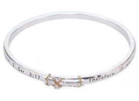 2 Corinthians 5:17 Cross Bracelet