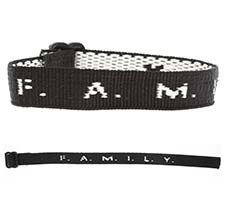 F.A.M.I.L.Y. Woven Bracelet