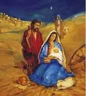 8 1/2 x 14 Christmas Bulletin Cover, Nativity Bulletin (Pkg of 100)