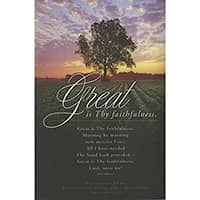 La. 3:22-23 Church Bulletin Covers, Church Bulletins (Pkg of 100)
