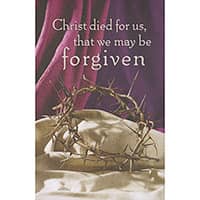 Christ Died for Us, Lent Bulletin Covers (Pkg of 100)