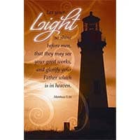 Mt. 5:16 Church Bulletin Covers, Church Bulletins (Pkg of 100)