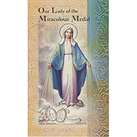 Our Lady of the Miraculous Medal Lives of The Saints Card