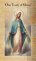 Our Lady of Grace Holy Prayer Card  4 Pages